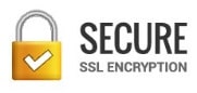 SSL Icon With Checked Padlock And Text